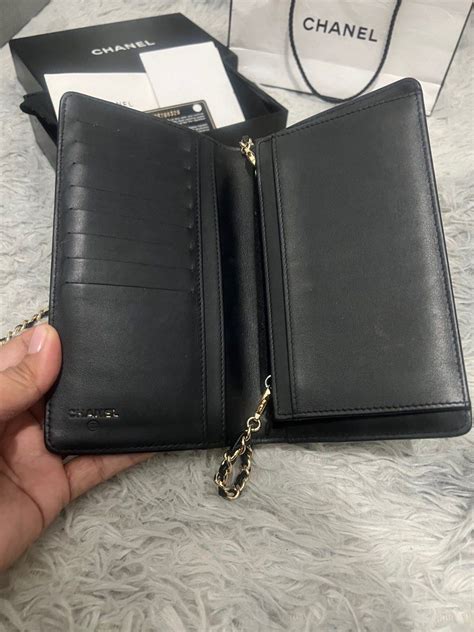 chanel boy bifold wallet